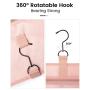 LOVEVOOK custom Hanging Toiletries Makeup Bags with Hook Large Cosmetic Organizer Toiletry travel storage bags for girl women