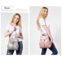 Realer brand back packs trending vintage travel school bag leather women backpacks.