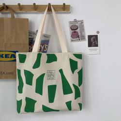 Wholesale Japanese Students Large Capacity Portable Cloth Bags Custom Logo Canvas Single Shoulder Bag