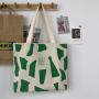 Wholesale Japanese Students Large Capacity Portable Cloth Bags Custom Logo Canvas Single Shoulder Bag