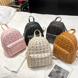Good Selling New Print Pu Leather Backpack 2024 Wholesale Large Capacity Women's Backpack Bag