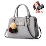Fashion Women High Quality  Handbags With Wallet China Wholesale PU Ladies Shoulder Bag Luxury Female  Handbag With Pompon