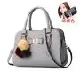Fashion Women High Quality  Handbags With Wallet China Wholesale PU Ladies Shoulder Bag Luxury Female  Handbag With Pompon