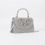 New Bow Evening Bag Shiny Bride Wedding Purse Shoulder Satchel Ladies Fashion Rhinestone Women's Handbag Bag pochette femme