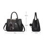 Hot Selling High Quality Sac A Main Femme  Embroidery Flower Shoulder Bags Handbag Tote Bag For Women Luxury