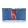 Wholesale Handcrafted RFID Leather Wallet For Men Sleek Trifold Front Pocket Wallet With Necklace