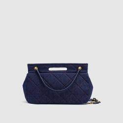 2024 New Design Ladies Denim Handbags High Quality Quilted Fashion Purse And Handbags With Chain