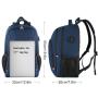 custom daily school extra large book back bag oxford waterproof multi compartment lap top student backpack with usb