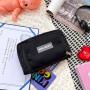 Gelory Simple Fasion Girls Large Capacity Stationery Organizer Cosmetic Bag Soft Mesh Makeup Bag