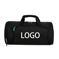 custom logo eco friendly weekend travel duffel bag outdoor shoulder fitness duffle overnight bags for women