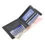 OEM026 Men Wallets Fashion Short Design Card Holder Men Leather Purse Solid Coin Pocket Wallet Bank ID Credit Card Case