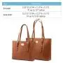 LOVEVOOK 2024 15.6 inch Large Woman Leather Business Computer Handbag Bag Ladies Office Shoulder Laptop Tote Hand Bags for Women