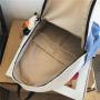 HR250 Junior High School Student Backpack Female Graffiti Gradual Personality Trend Ins Backpack Canvas Backpack Anti Splashing
