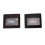 HF055 Business Card Holder Wallet For Men Lichee Pattern Driving License Card Short Credit Card Case Slim Pu Leather Coin Purse