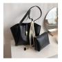 Large capacity new versatile and stylish one shoulder tote bag