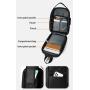 ZF199 Slanting Cross-body Bag Men EVA  Shoulder Chest Bag Simple Waterproof Wear-resistant Fashion Business USB Port