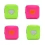 Stock Hot Pink Fashion Embroidery Patches Women Travel Toiletry Makeup Cosmetic Jewelry Cosmetic Bags & Cases Nylon Bags