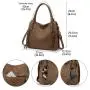 LOVEVOOK&REALER 2020 luxury PU  black tote bags women handbags.
