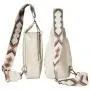 Private Label Fashion Vegan Leather Sling Bags With Boho Guitar Straps Personalized Fanny Pack Leopard Chest Crossbody Bag