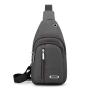 Custom logo single shoulder bags waterproof crossbody small sling bag man nylon travel chest bags