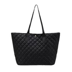 Gelory Wholesale PU Leather Big Capacity Daily Life Office Lady Handbag Custom Velvet Embroider Women Tote Hand Bag