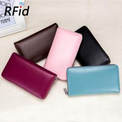 Women long wallet leather long zipper ladies clutch bags wallet leather long wallet for ladies