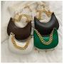 HR289 Handheld Fashion Dumpling Shape Bag New Vintage Fashion Chain Simple Crossbody Bag Single Shoulder Underarm Messenger Bag
