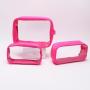 Keymay New color Clear Makeup Bag Portable Travel Toiletry Cosmetic Bag Case for Women Transparent Make Up Pouch