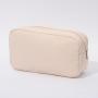 Wholesale Candy Color Travel Cosmetic Pink Custom Logo Toiletry Chenille Patch Women Nylon Makeup Pouches