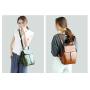 Realer 2021 new fashion backpacks women's high quality genuine leather bag packs casual vintage school bags for women ladies
