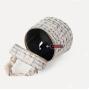 2024 Custom Worsted Barrel Handbags For Women Ladies Bags With Wrinkle Handle