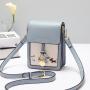 New Design Crossbody Travel Wallet Hot Sales Popular Vintage Fashion Phone Bags for Women Customizable Pu Leather Purse