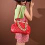 Hot Selling European And American Vintage Printed Gold Chain Embossed Cloud Bag Single Shoulder Bag Handbag
