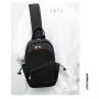 ZF091 New Chest Bag Men Fashion Casual Shoulder Messenger Bag Waterproof Oxford Backpack USB Interface