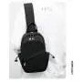 ZF091 New Chest Bag Men Fashion Casual Shoulder Messenger Bag Waterproof Oxford Backpack USB Interface