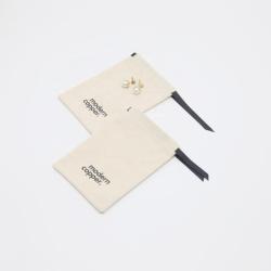 Eco-Friendly Singer String Canvas Cotton Drawstring Gift Jewelry Bag Skincare Bag Cosmetic Makeup Dust Canvas Pouch
