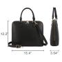 LOVEVOOK Laptop Tote Bags Dome Large Crossbody Work shoulder Bags 15.6 Computer Handbag 2pcs pu Leather women Purse  Briefcase