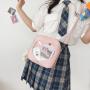 Custom Transparent Heart Clear PVC Window Ita Bags Fashion PU Leather Crossbody Bags Women Handbag