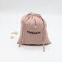 Hot Sale Ladies Designer Cotton Linen Dust Cosmetic Travel Handbag Shoulder Drawstring Cotton Gift Shopping Bag
