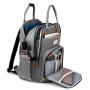 LOVEVOOK&REALER Water Resistant Polyester Laptop Bags Backpack with USB Charging computer casual tote travel bagpack