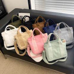2023 New Folding Canvas Tote Bag Plain Handbag Tote Bag Women Fashion Luxury Handbags For Men