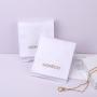 Custom Embroidery Cotton Twill Envelope Necklace Jewelry Storage Pouch Mini Flap Gift Earring Jewelry Bag
