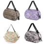 ZF016 Customized New Folding Shopping Bag Leisure Travel Portable  Handbag Waterproof Tear-proof Nylon Eco-Friendly Storage Bag