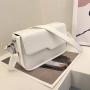 Fashion Women Bag PU Fabric Easy Clean Sweet Square Shape High Quality Shoulder Bags Solid Color