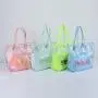 DIY Beach Tote Transparent Clear Tote Bag Waterproof Clear Shopping Bag Large Capacity PVC Tote Clear Tote Ladies the Tote Bag