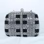 New golden sequin bag European and American style dress clutch bag metal chain women's crossbody bags handbags ladies clutches pochette femme