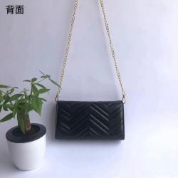 Customs Handbag Small Square Magnetic Buckle Chain Bag Women  PU Korean Chain Crossbody Bag