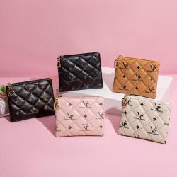 Hot Selling 2024 Korean Fashion women's minimalist small wallet coin purse wholesale