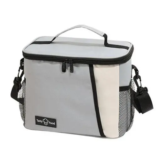 ZF058 New Waterproof Large-capacity Lunch Bag Outdoor Picnic Bag Polyester Insulation Anti-fouling Handheld Shoulder Ice Bag