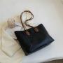 Simple Fashion Ladies Elegant Big Tote Bags Shopping Handbags Women Large Capacity Shoulder Underarm Tote Bag